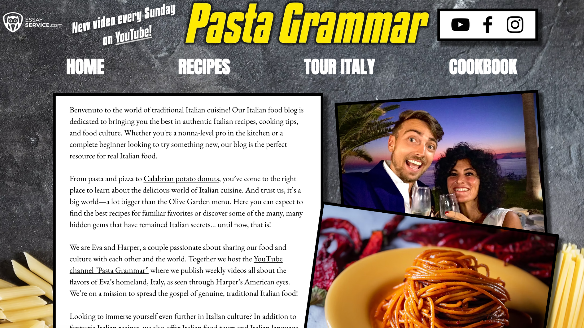 pasta grammar